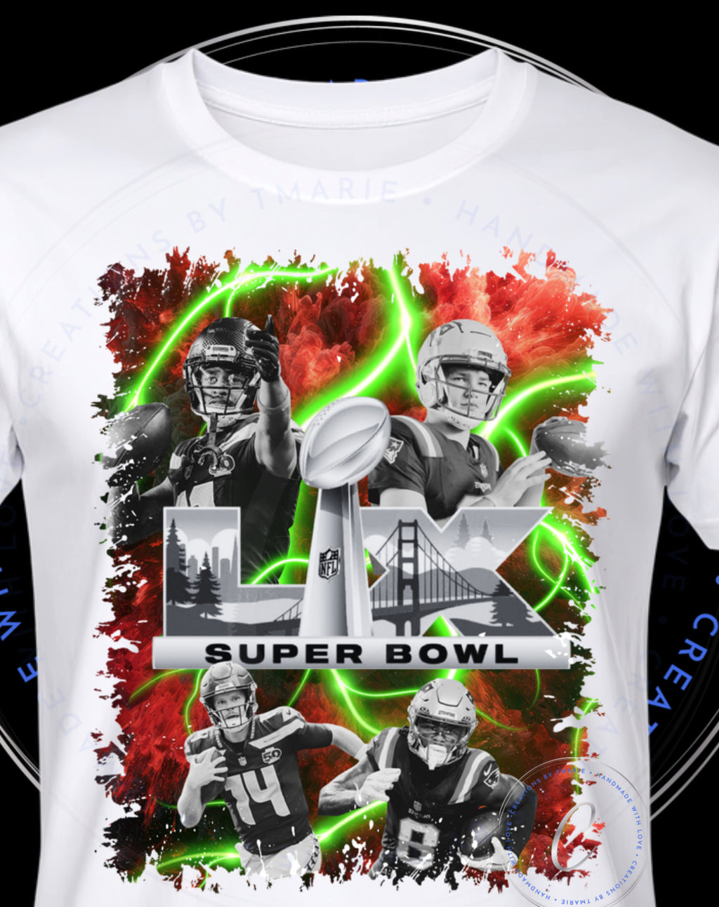 Customize Tee Option 1(White Shirt only)