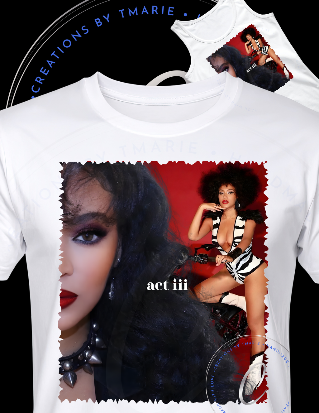 Customize Tee Option 1(White Shirt only)