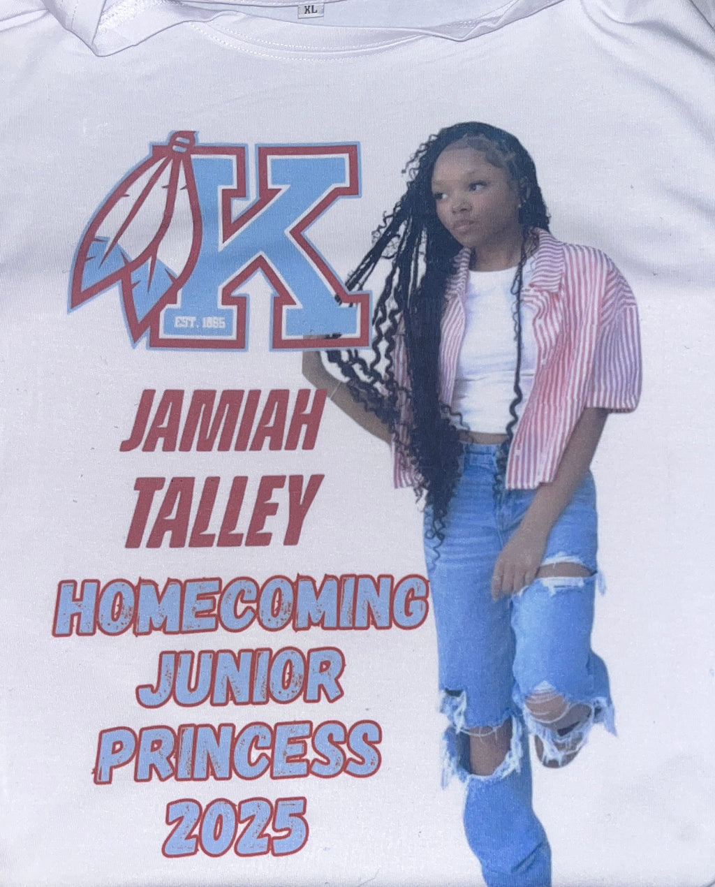 Customize Tee Option 1(White Shirt only)